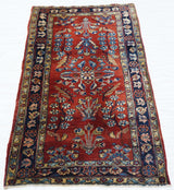 Antique Mohajeran Sarouk Rug 2' x 4'