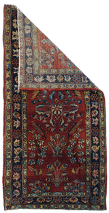 Antique Mohajeran Sarouk Rug 2' x 4'