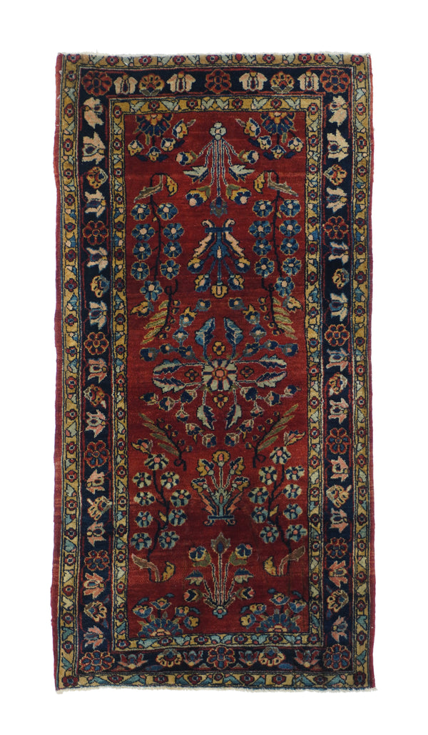 Persia Mohajeran Sarouk Wool on Cotton 2'x4'