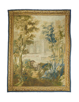 France French Tapestry Wool & Silk 7'11''x10'4''
