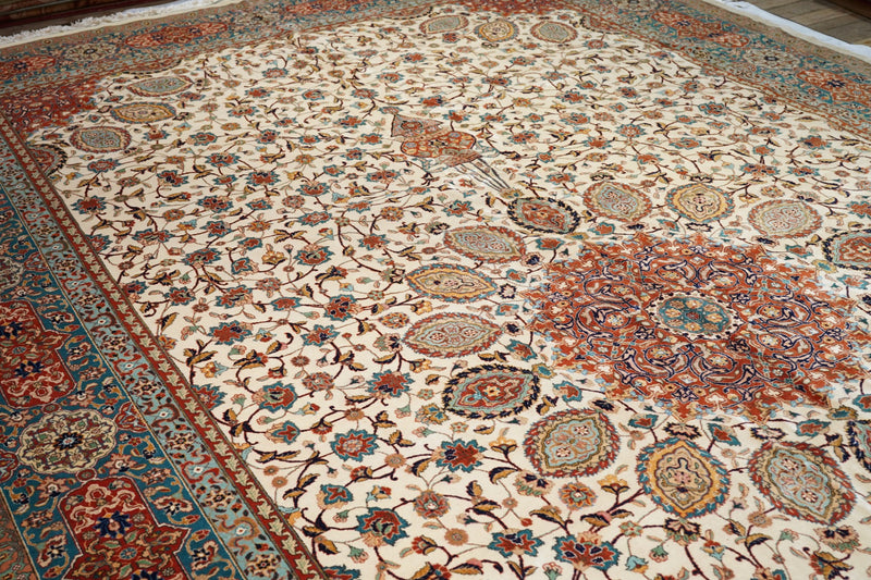 Tabriz Wool on Cotton 11'7'' x 19'4''