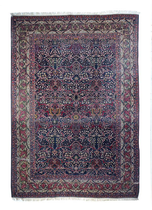 Persia Tehran Wool & Silk on Cotton 8'9''x12'3''