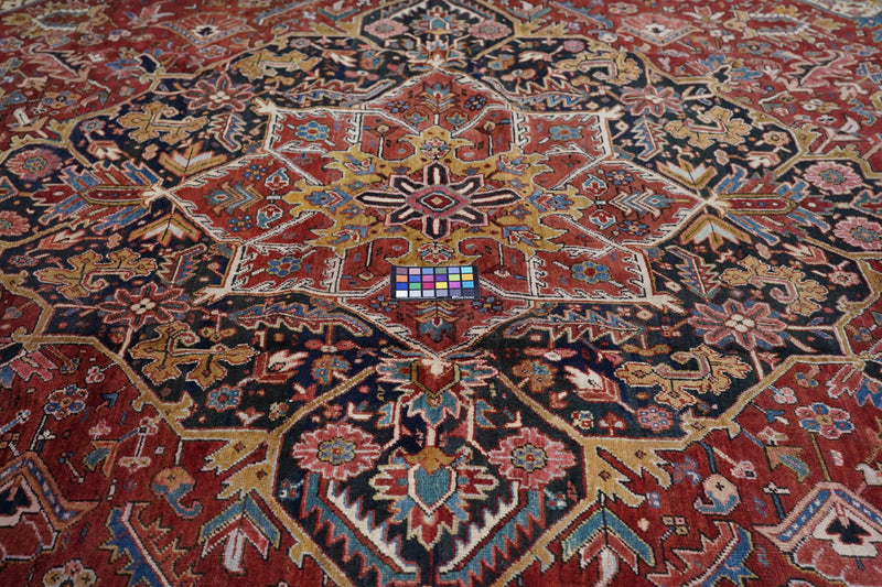 Vintage Heriz Rug 11'4'' x 14'9''