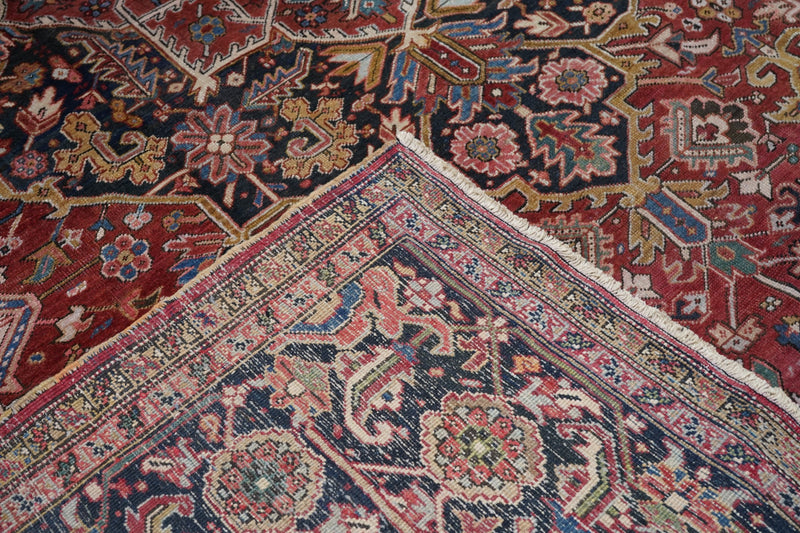 Vintage Heriz Rug 11'4'' x 14'9''