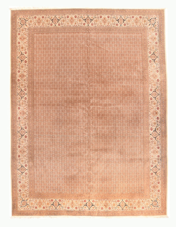 Iran Tabriz Wool & Silk on Cotton 10'x12'9''