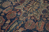 Antique Mohtasham Kashan Rug 4'5'' x 6'10''