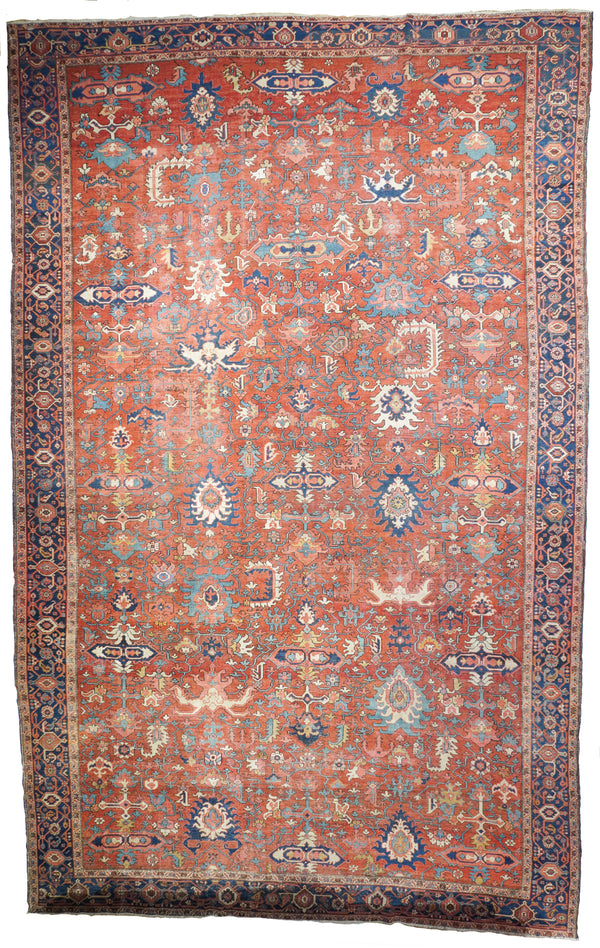 Fine Antique Serapi Rug 11'5'' x 17'10''