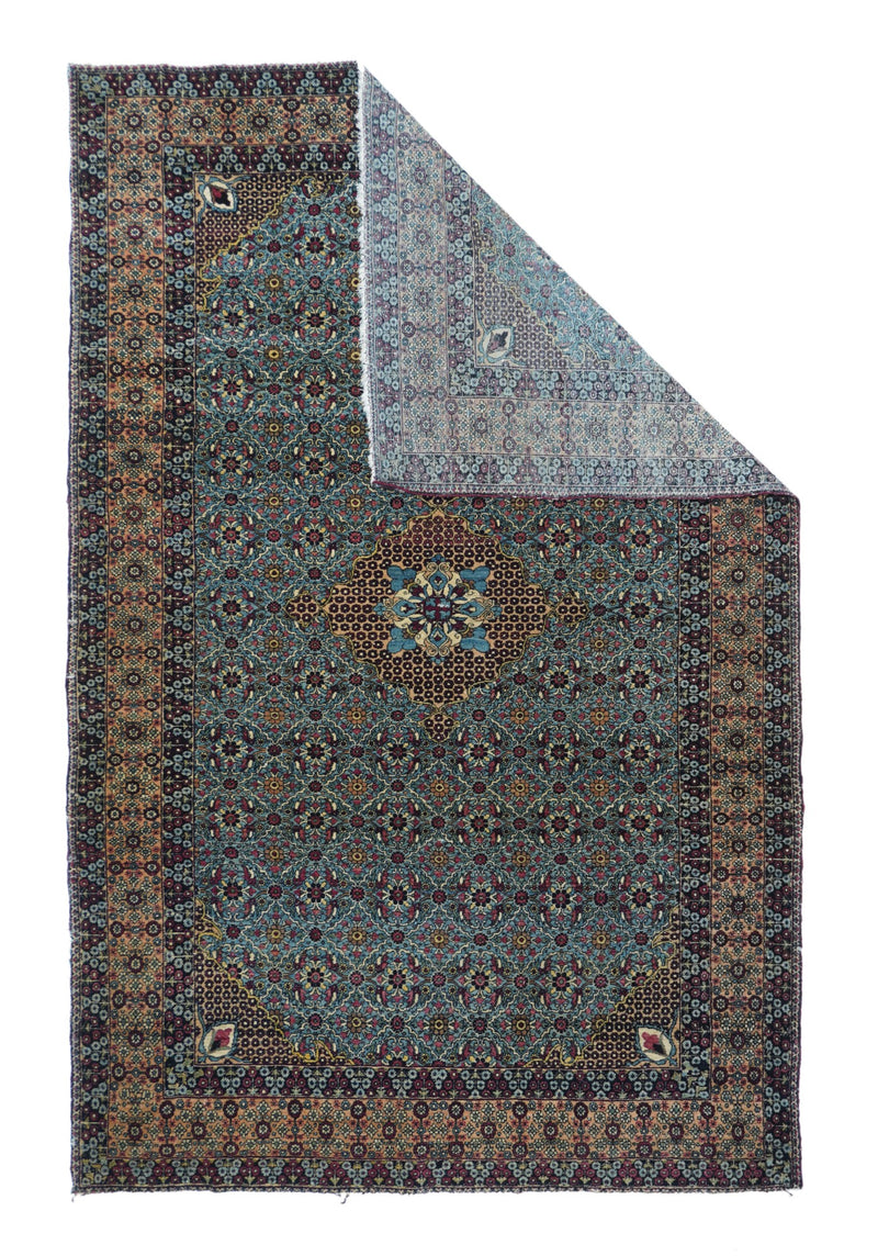 Antique Tehran Rug 4'5'' x 6'11''