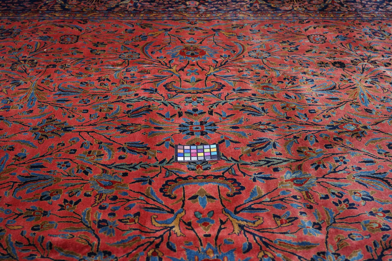 Antique Kashan Rug 11'7'' x 15'3''