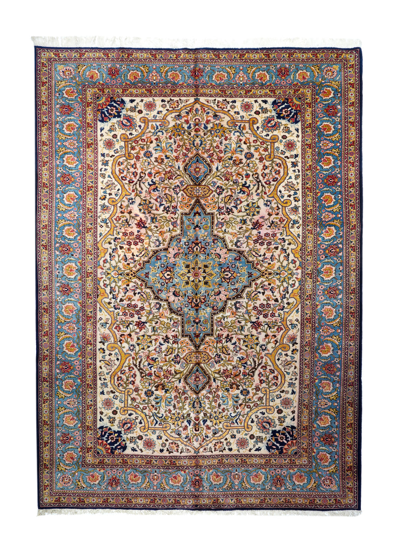 Persian Qum Wool on Cotton 8'1'' x 11'4''