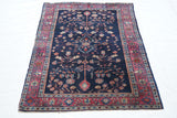 Antique Sarouk Farahan Rug 3'3'' x 4'10''