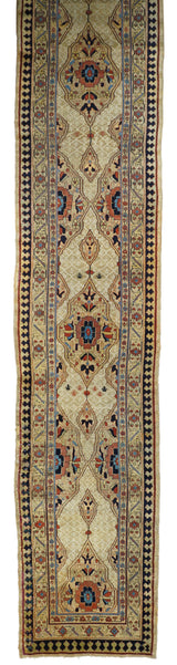 Antique Sarab Rug 3'5'' x 17'9''