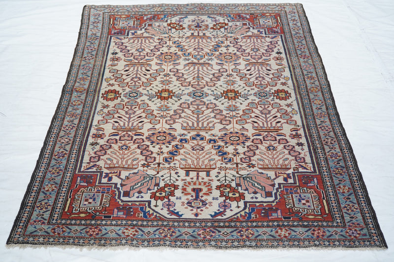 Antique Malayer Rug 4'2'' x 6'6''