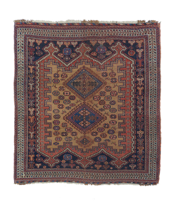 Persia Afshar Wool on wool 3'11''x4'5''