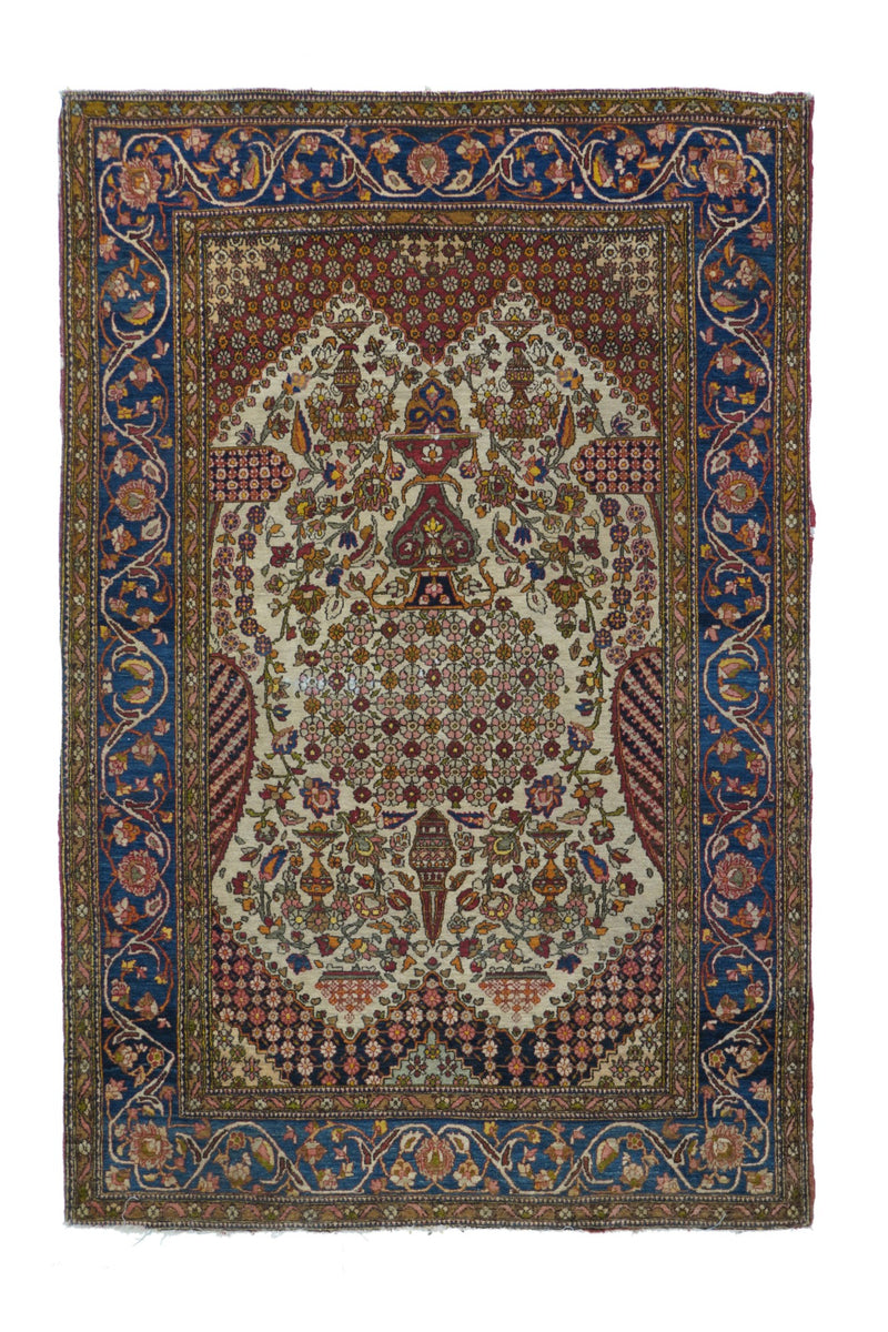 Antique Tehran Rug 4'5'' x 6'8''