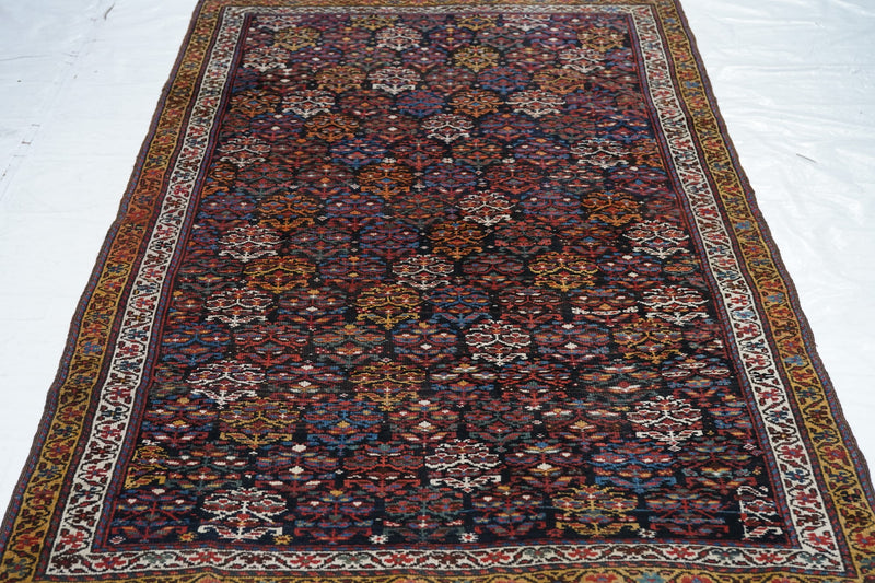 Antique Kurdish Rug 4'7'' x 7'6''