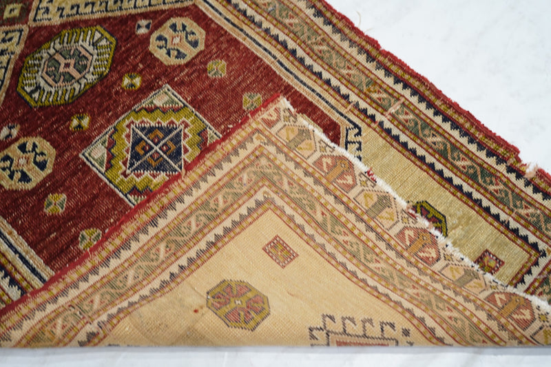Antique Anatolian Rug 1'9'' x 2'10''