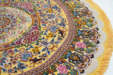 Persian Tabriz Rug Wool & Silk on Silk 4'9'' x 5'