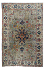 Antique Tabriz Rug 6'4'' x 9'9''