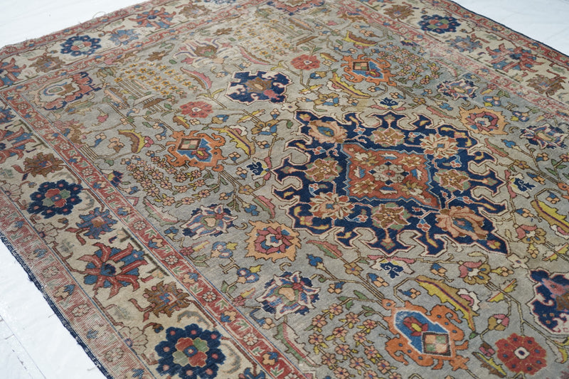 Antique Tabriz Rug 6'4'' x 9'9''