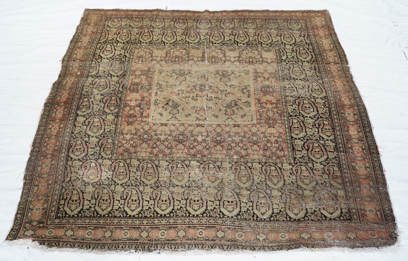 Antique Senneh Rug 3'3'' x 5'6''