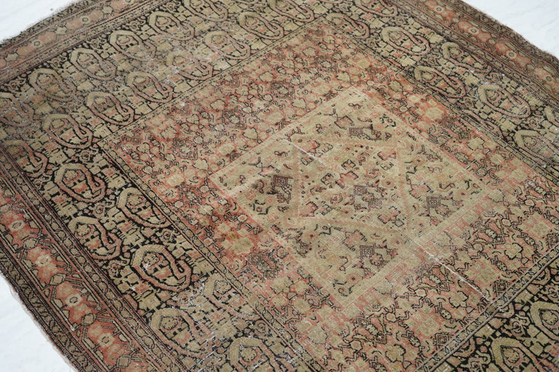 Antique Senneh Rug 3'3'' x 5'6''