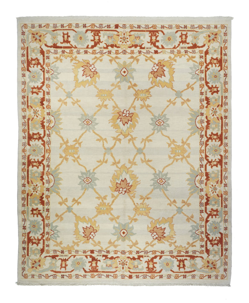 Turkish Oushak Rug Wool on wool 8' x 10'