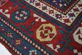 Antique Kazak Rug 4'2'' x 8'