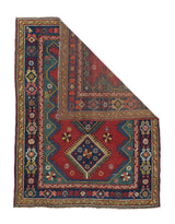 Antique Kurdish Rug 3'3'' x 4'1''