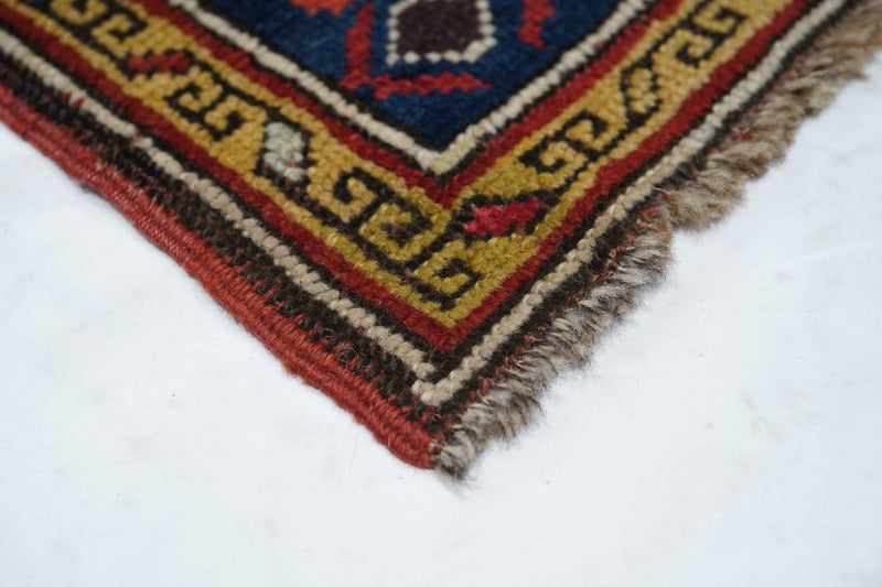 Antique Kurdish Rug 3'3'' x 4'1''