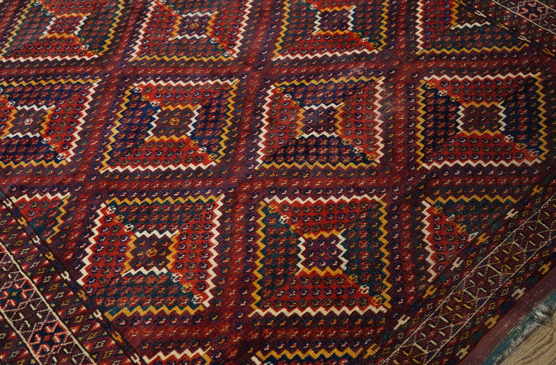 Antique Yamud Rug 5'4'' x 15'6''