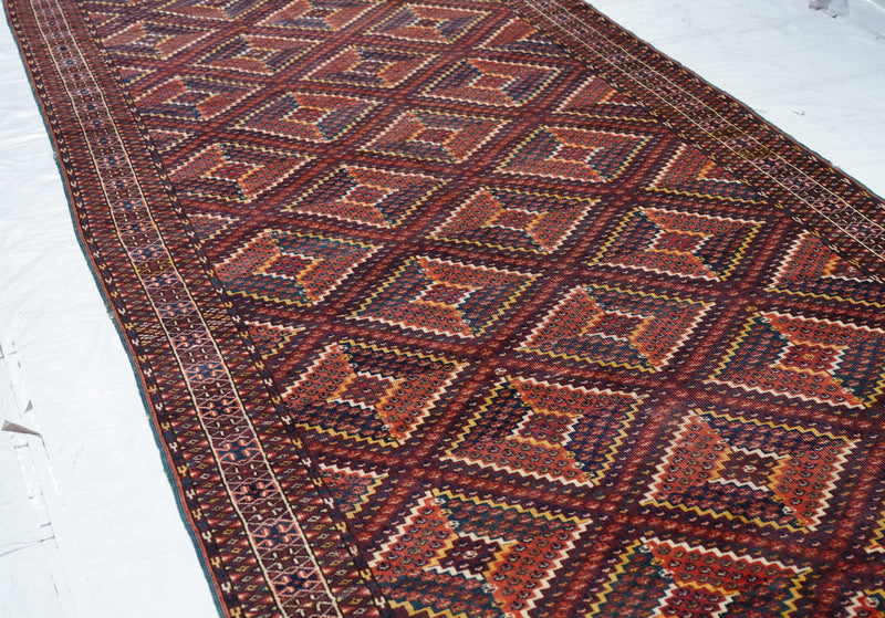 Antique Yamud Rug 5'4'' x 15'6''