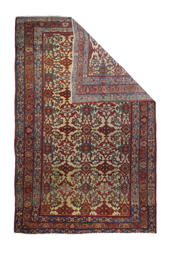 Persia Farahan Sarouk Wool on Cotton 6'6''x10'1''