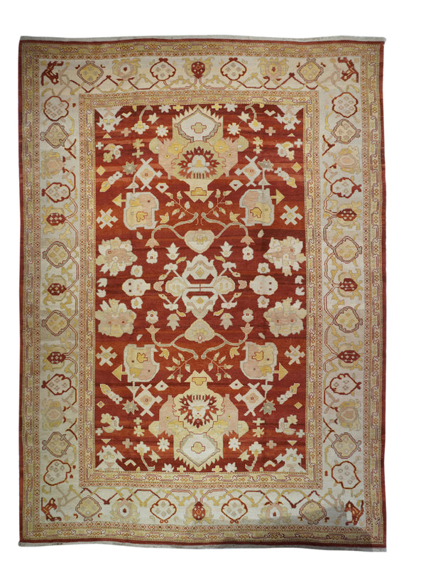 Turkey Oushak Wool on Cotton 10'x14'