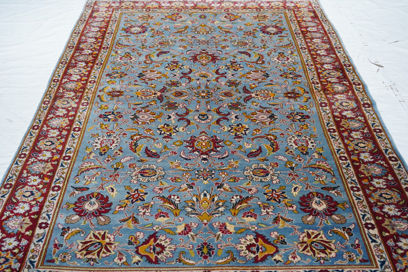 Vintage Kashan Rug 5'4'' x 9'3''