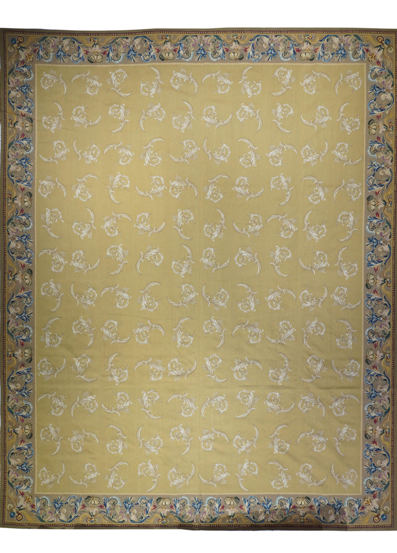 French Aubusson Design Rug 12 x 15
