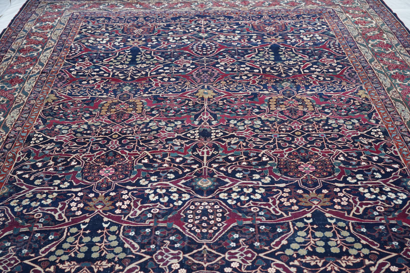 Antique Tehran Rug 8'9'' x 12'2''