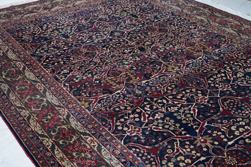 Antique Tehran Rug 8'9'' x 12'2''