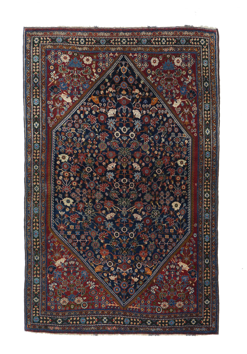 Persia Qashqai Wool on wool 5'9''x7'6''