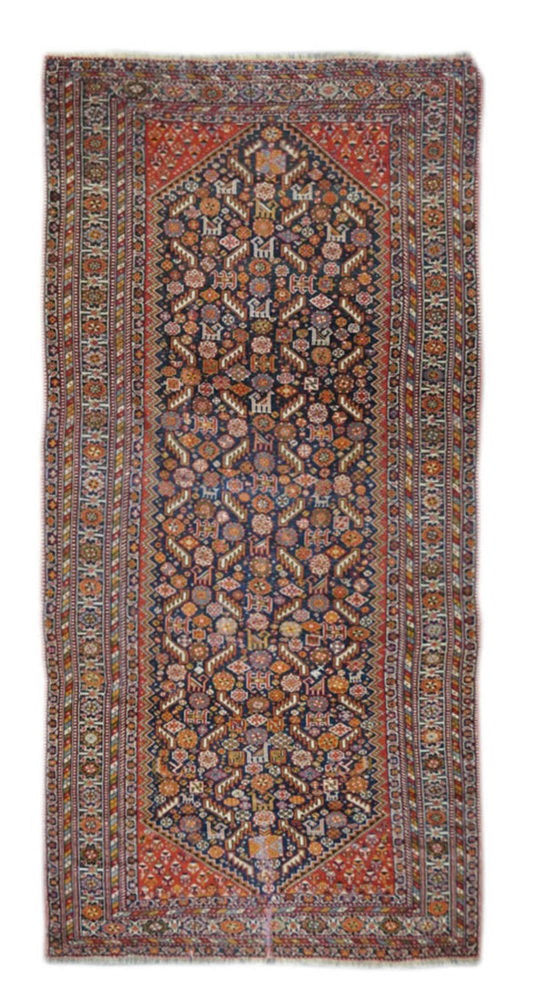 Persia Qashqai Wool on Cotton 3'6''x7'5''