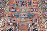 Antique Kazak Rug 4'6'' x 7'2''