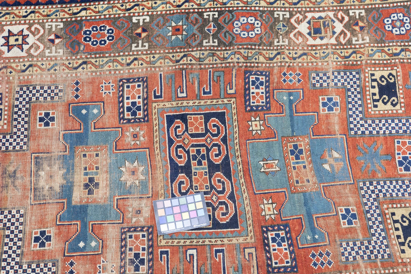 Antique Kazak Rug 4'6'' x 7'2''