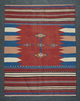 Caucasus Kilim Wool on wool 3'8''x4'8''