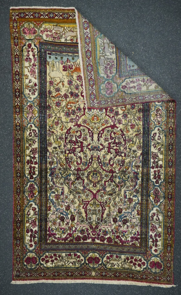 Antique Tehran Rug 4'4'' x 7'4''
