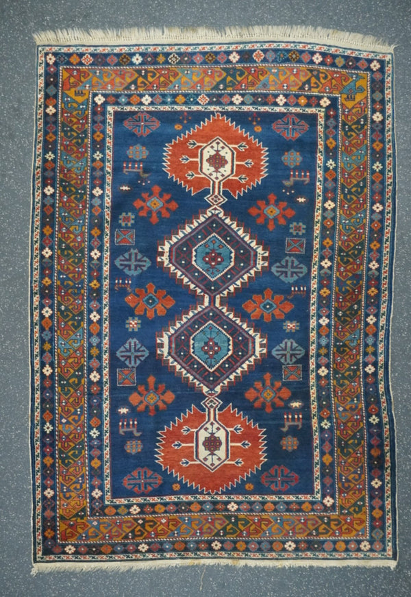 Caucasus Shirvan Wool on wool 4'2''x6'