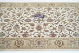 Tabriz Desgin Wool, Silk, Cotton 3'9'' x 5'9''