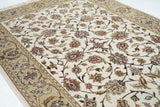 Tabriz Desgin Wool, Silk, Cotton 3'9'' x 5'9''