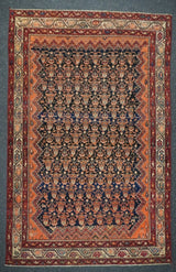 Persia Malayer Wool on wool 4'3''x6'8''
