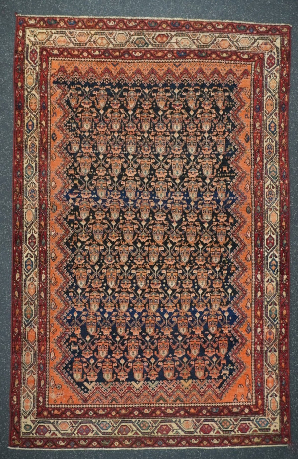 Persia Malayer Wool on wool 4'3''x6'8''