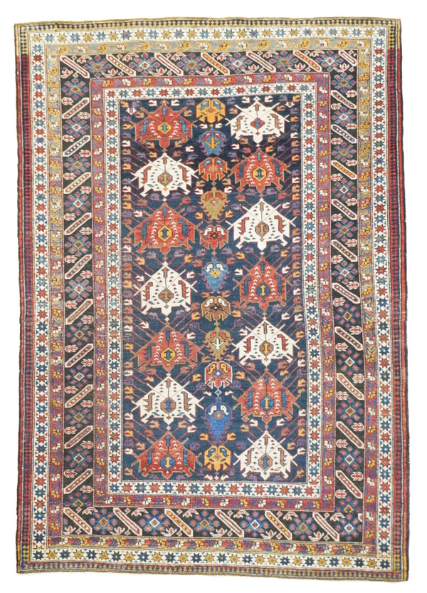 Caucasus Shirvan Wool on Cotton 4'4''x6'3''